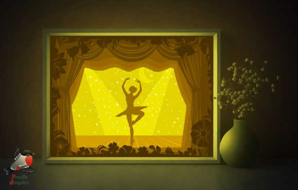 Ballerina Light Box Template: A Creative Way to Add Warmth and Style to Your Space