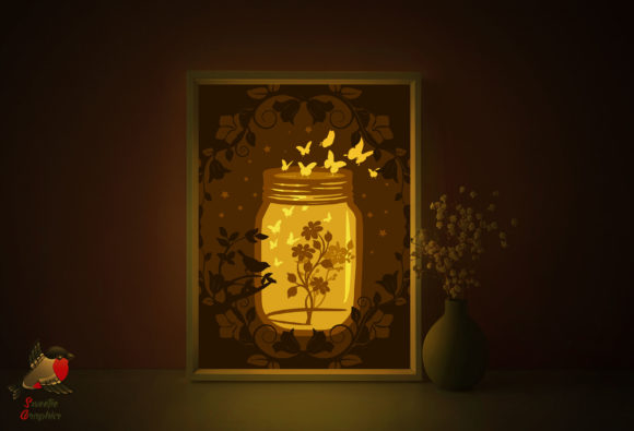 Butterfly Flower Lightbox Template: A Creative Way to Add Warmth and Beauty to Your Space