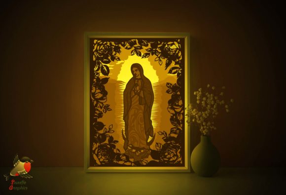 Create a Cozy Atmosphere with the Lady of Guadalupe Shadow Box Template