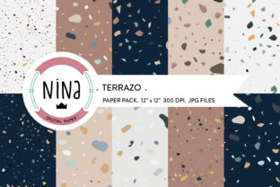 Enhancing Creativity and Branding with Terrazo Digital Paper and Marble Paper Pack