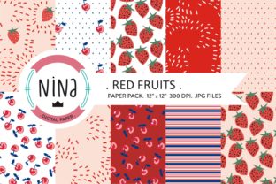 Exploring the Versatility of the Red Fruit Digital Paper Pack for Creative Projects