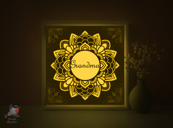 Grandma Gift Shadow Box Template: Crafting Warmth and Coziness with DIY Lightboxes