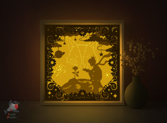 Little Prince 3D Light Box Template