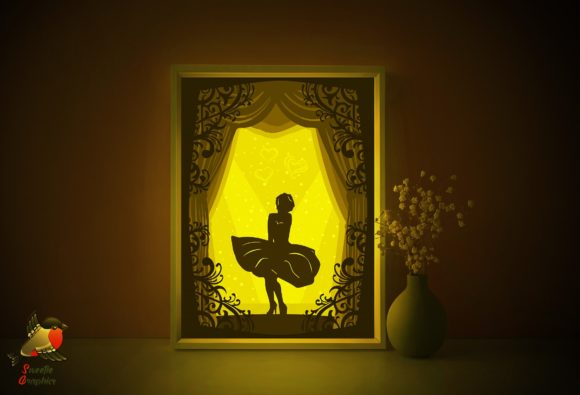 Marilyn Monroe Shadow Box Template: A Creative Lighting Project for Home and Studio