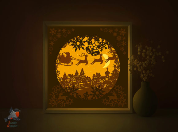 Merry Christmas X-Mas Lightbox Template