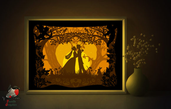 Romantic Wedding Light Box: A DIY Papercraft for Cozy Celebrations