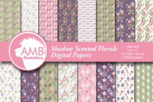 Shadow Scented Florals Patterns: Elevate Your Creative Projects with Rich Reds, Blacks, and Pinks