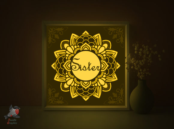 Sister Gift Shadow Box Template: A Creative DIY Lighting Project