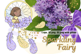 Sparkling Fairy Glitter Color Vector Illustration Set: A Versatile Creative Tool for Modern Design Projects