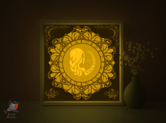 Zodiac Signs Virgo Shadow Box Template: A Strategic Tool for Creative Expression and Interior Branding